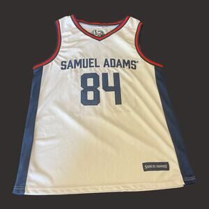 Samuel Adams Beer Basketball Jersey Men’s Size XL #84 Stitched Vintage